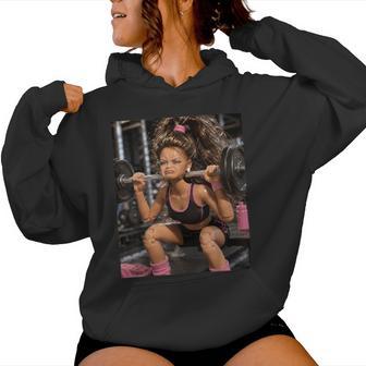 Disgusting Gym Girl Workout Meme Humor Fitness Women Hoodie - Monsterry CA