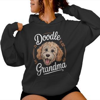 Doodle Grandma Cute Dog Lover For Goldendoodle Owners Women Hoodie | Mazezy