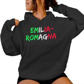Drapeau Région Italienne Emilie-Romagne Sweat à capuche femme - Cadeauxyz