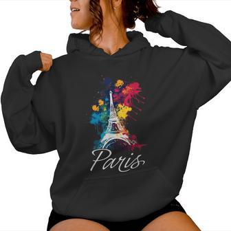 Eiffelturm Paris Mädchen Reise Urlaub Frankreichouvenir Kapuzenpullover für Damen - Seseable