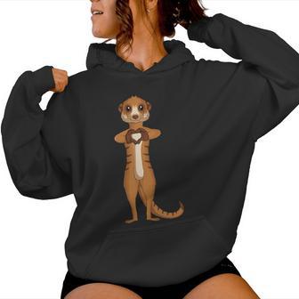 Erdmännchen Kinder Mädchen Kapuzenpullover für Damen - Seseable