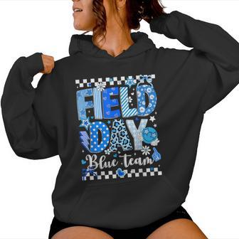 Field Day Blue Team Field Trip Game Competition Boys Girls Women Hoodie - Monsterry