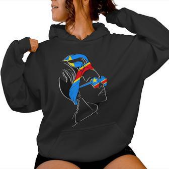 Foulard Fierté Congolaise Rdc République Du Congo Sweat à capuche femme - Cadeauxyz