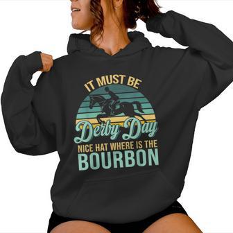Derby Day Vintage Horse Racing For Women Women Hoodie - Monsterry