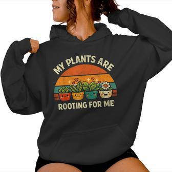 Gardener Graphic My Plants Gardening Women Hoodie | Mazezy