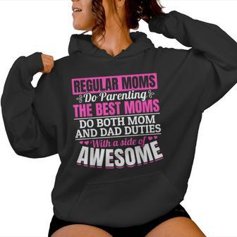 Single Mom For Mothers Father's Day Women Hoodie - Thegiftio UK
