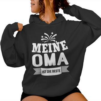 Geschenk Für Oma Meine Oma Ist Die Beste Kapuzenpullover für Damen - Seseable