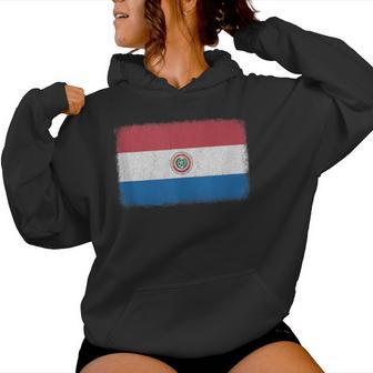 Gráfico De Bandera De Paraguay Para Hombres Es Y Niños In Mangas Sudadera con capucha para mujer - Regaloses