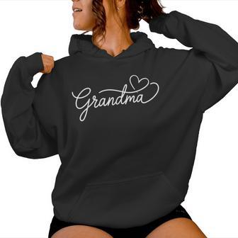Grandma For Heart Mother's Day Women Hoodie - Thegiftio UK