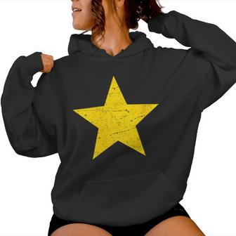 Grunge Alternative Distressed Redtar Musique Rock Des Années 90 Jaune Sweat à capuche femme - Cadeauxyz