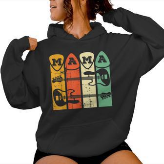 Guitare Basse Rétro Cadeau Pour Maman Bassiste Sweat à capuche femme - Cadeauxyz