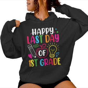 Happy Last Day Of 1St Grade Teacher Graduation Hello Summer Women Hoodie - Monsterry