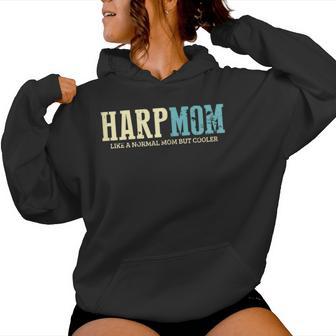 Harp Mom Glacière Fun Mommyintage Fête Des Mères Sweat à capuche femme - Cadeauxyz
