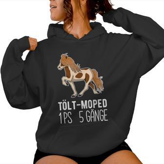 Islandpferd Isländer Islandpony Pferde Mädchen Tölt Kapuzenpullover für Damen - Seseable