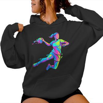 Joueur De Handball Enfant Fille Sweat à capuche femme - Cadeauxyz