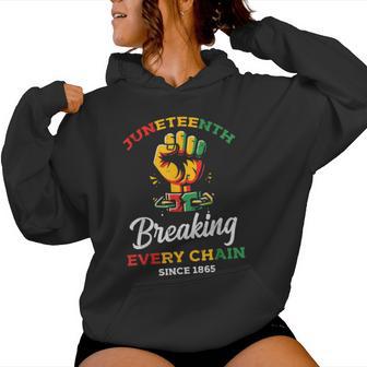 Junenth Breaking Every Chain Black African Kids Women Hoodie - Thegiftio UK