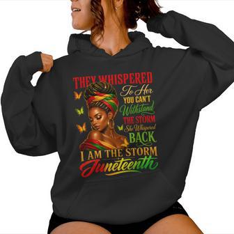 Junenth Girls Black African America Freedom Women Hoodie - Thegiftio UK