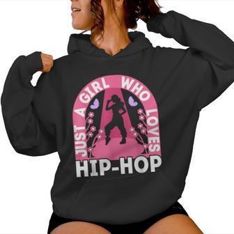 Just A Girl Who Loves Hip Hop Dance Outfit Girls 90S Hip Hop Women Hoodie - Monsterry
