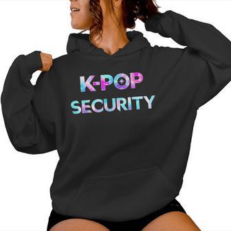 K-Pop Security Mom Dad Kids Birthday Korean Music Women Hoodie | Mazezy