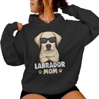 Labrador Hunde Mama Lab Mom Frauchen Frauen Kapuzenpullover für Damen - Seseable