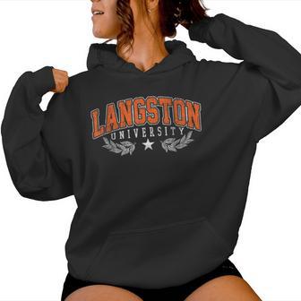 Langston Institute Of Technology Arch Vintage For Women Women Hoodie - Thegiftio UK