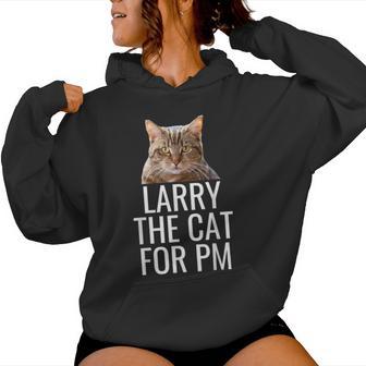 Larry The Cat For Pm Divertido Gato Tabby Para Hombres Es Y Adolescentes Sudadera con capucha para mujer - Regaloses
