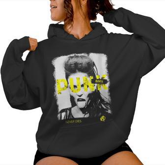Le Punk Rock Ne Meurt Jamais Sweat à capuche femme - Cadeauxyz