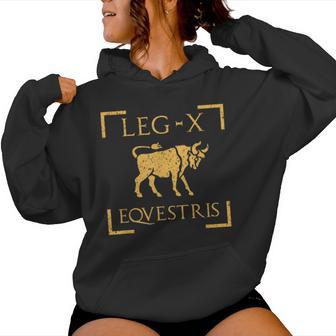 Legio X Equestris Julio César Legión Militar Antigua Roma Sudadera con capucha para mujer - Regaloses