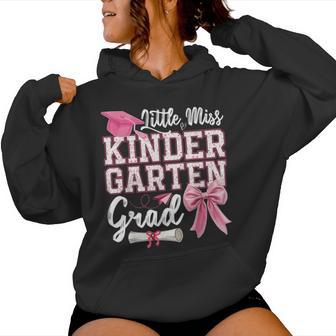 Lil Miss Kindergarten Grad Graduation Last Day Of School Women Hoodie - Thegiftio UK
