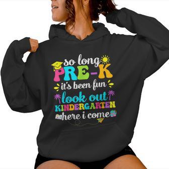 Look Out Kindergarten Here I Come Pre-K Graduation Teacher Women Hoodie - Thegiftio UK