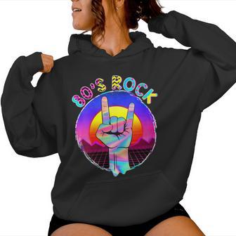 Maillot Rock Des Années 80 Groupe De Rock Des Années 80 Sweat à capuche femme - Cadeauxyz