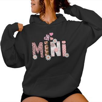 Mama & Mini Floral Mommy & Me Mommy & Daughter Matching Women Hoodie | Mazezy