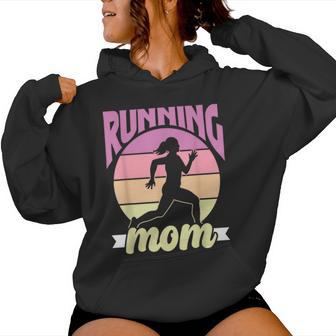 Maman Qui Court Jogger Coureur Exécuter La Course À Pied Sweat à capuche femme - Cadeauxyz
