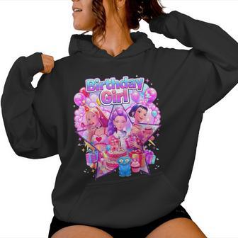 Matching Birthday Party Cute Birthday Girl Women Hoodie | Mazezy
