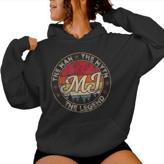 Mj The Man The Myth The Legend For Kid Women Hoodie - Monsterry CA