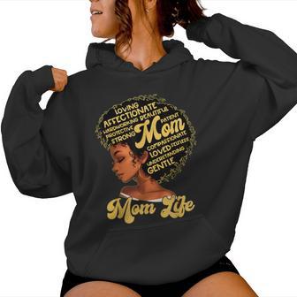 Mother's Day Black Mom Life African American Pride Women Women Hoodie - Monsterry