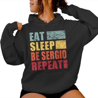Nombre Personalizado Eatleep Beergio Sudadera con capucha para mujer - Regaloses