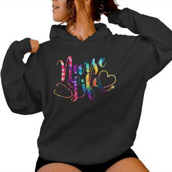 Nurse's Day Nurse Life Tie Dye Nurse Week 2026 Women Hoodie - Monsterry