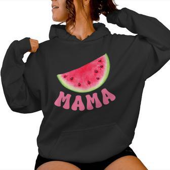One In A Melon Mama 1St Birthday Party Family Matching Women Hoodie - Thegiftio UK