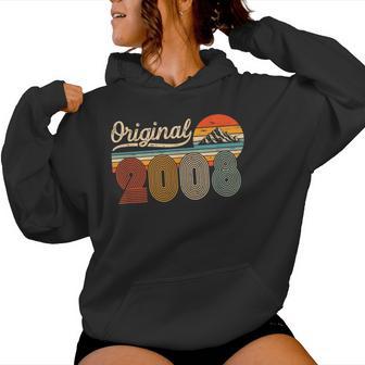 Original 2008 Jahrgang 18 Geburtstag 18 Jahre Junge Mädchen Kapuzenpullover für Damen - Seseable