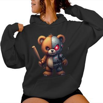 Ours En Peluche Drôle Robot Amoureux Teddy Ai Robotic Bear Sweat à capuche femme - Cadeauxyz
