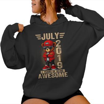 Ours En Peluche Génial Pour Homme Et 7 Juillet 2019 Sweat à capuche femme - Cadeauxyz