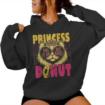 This Is An Outrage Princess Cat Donut Gold Mens Women Hoodie - Thegiftio UK