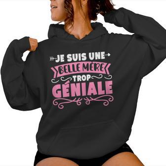 Oy Una Belle Madre Genal Belle-Maman Día De La Madre Sudadera con capucha para mujer - Regaloses
