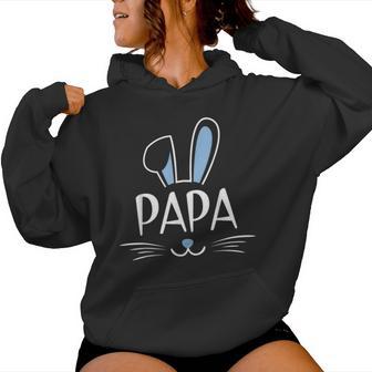 Papa Bunny Cadeauisage De Lapin Famille Groupe Pâques Fête Des Pères Sweat à capuche femme - Cadeauxyz