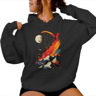 Parapente Artístico Hombres Y Es Parapente Amor Sudadera con capucha para mujer - Regaloses