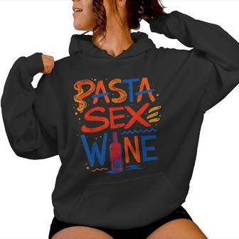 Pastaex Wine Kapuzenpullover für Damen - Seseable