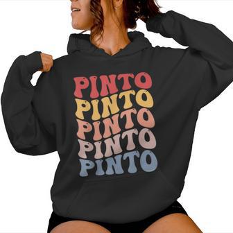 Pinto City Groovy Retrò Felpa con cappuccio da donna - Novitaregali