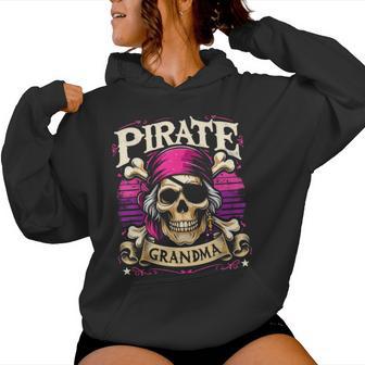 Pirate Grandma Captain Pirate Women Hoodie - Thegiftio UK