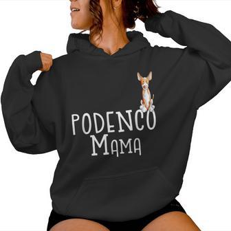 Podenco Mama I Podenco Mom Perro Motivo Greyhound Fun Sudadera con capucha para mujer - Regaloses